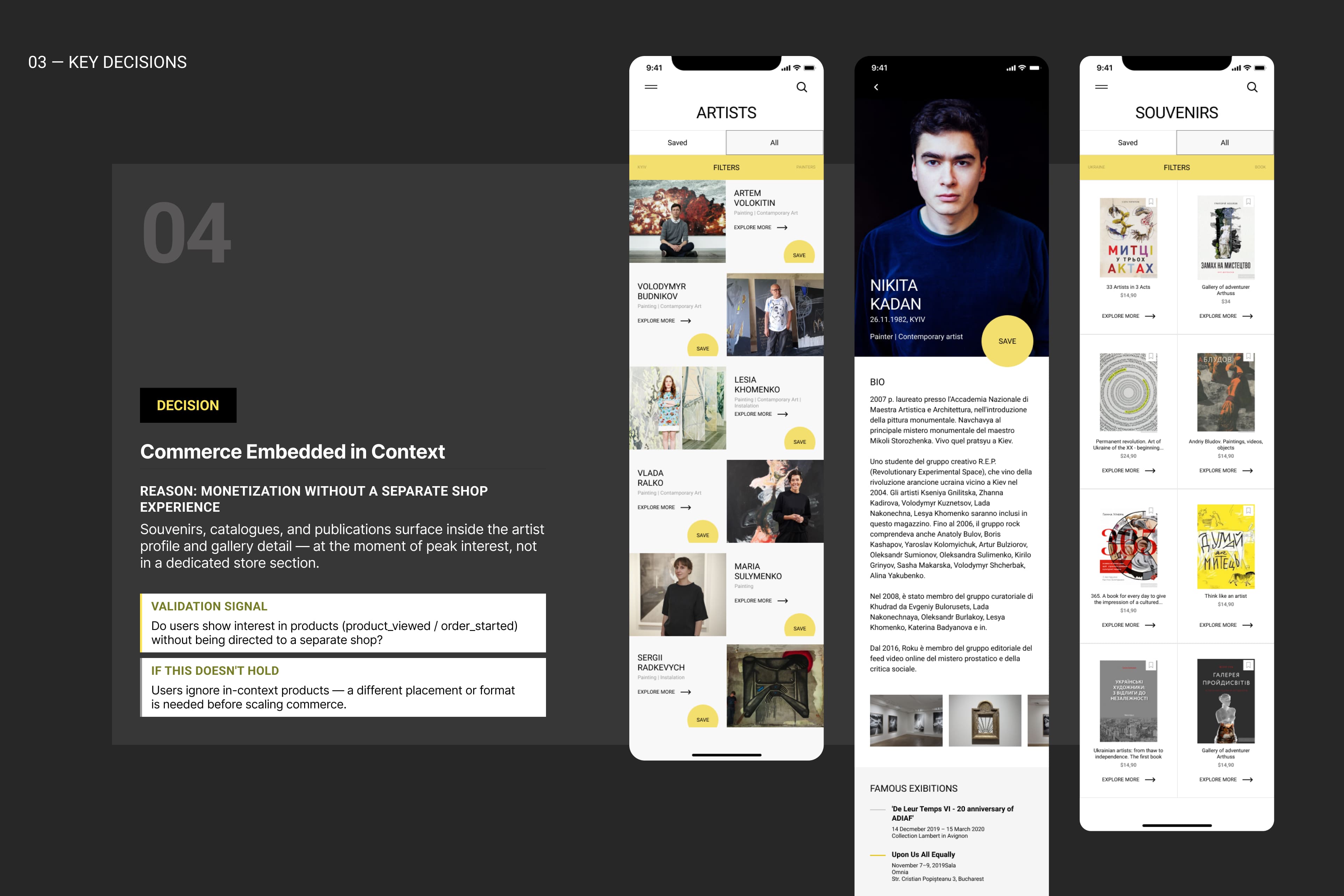 MVP structured to test one behavior: does a user build a cultural route