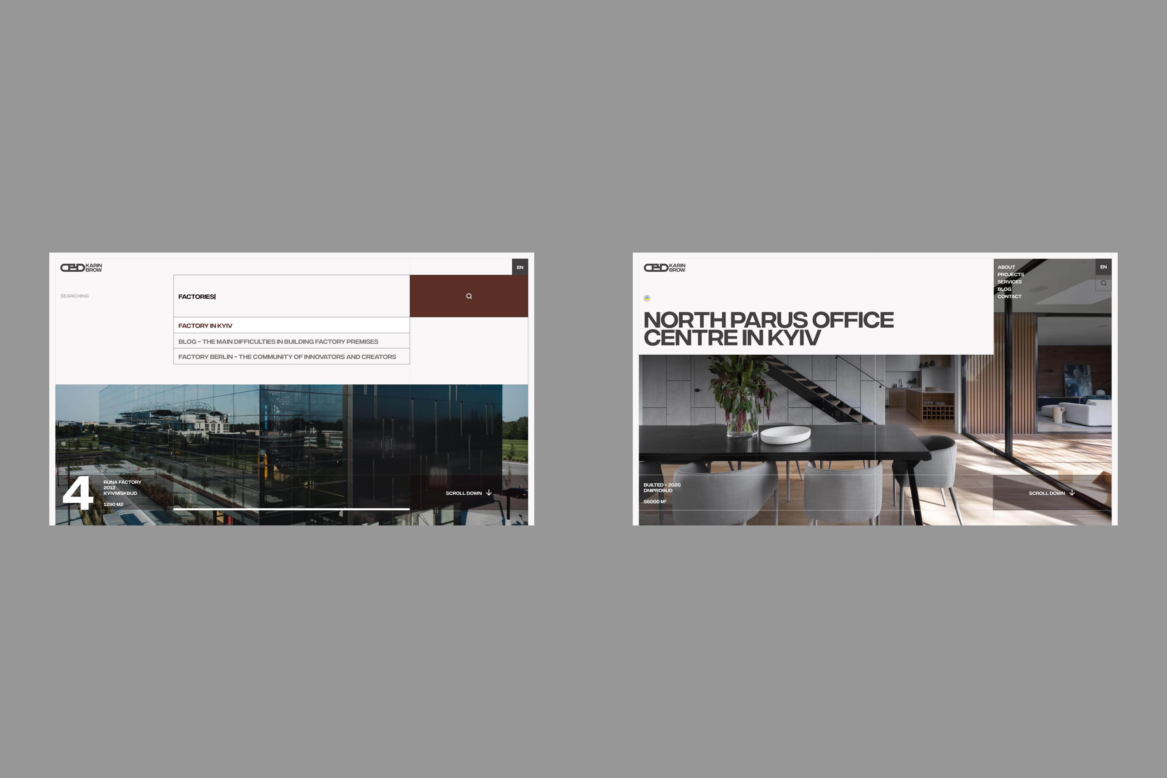 Website for Architectural Büro