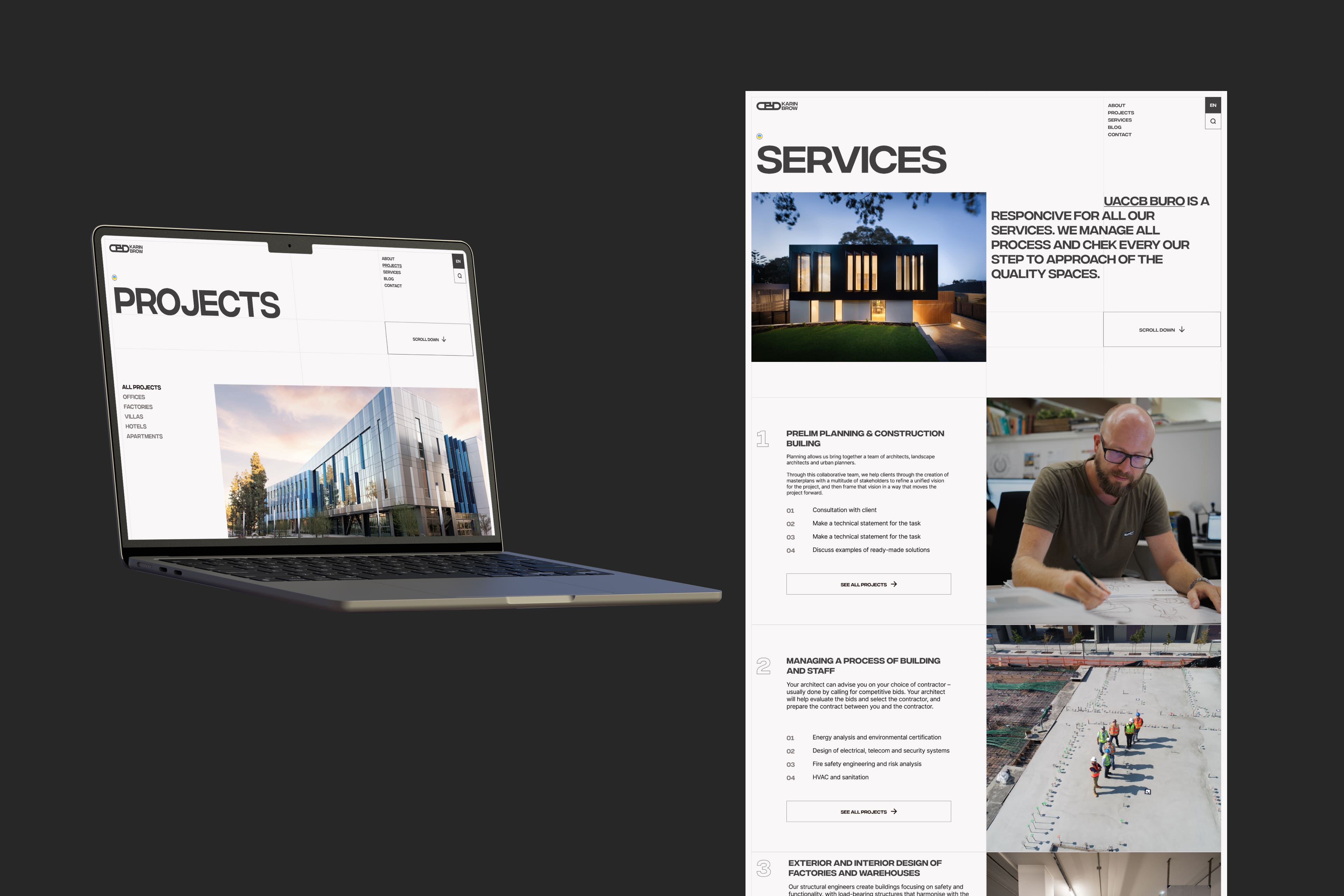 Website for Architectural Büro