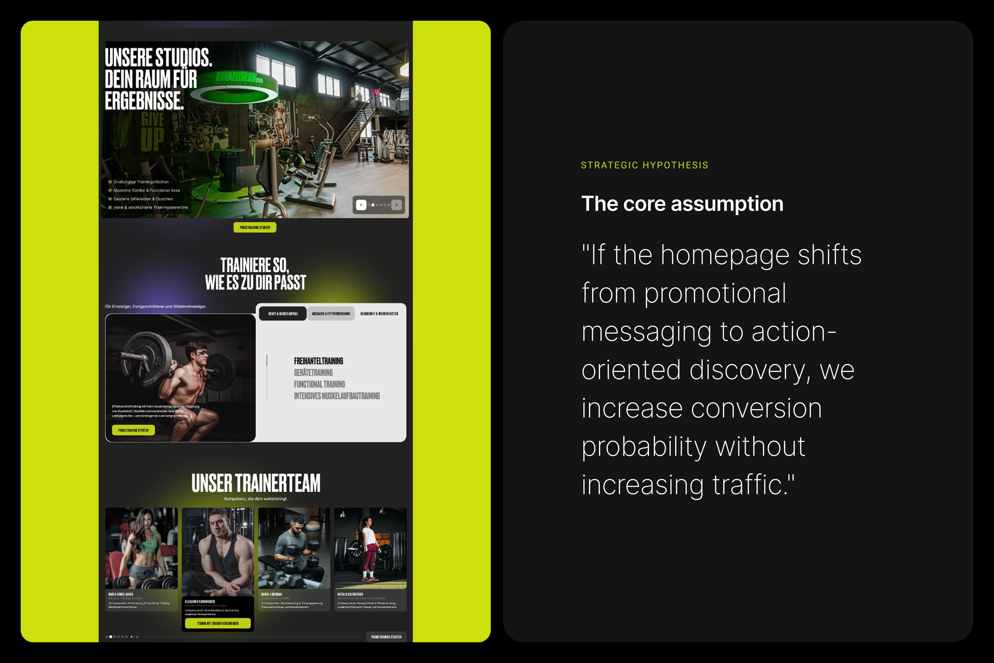 Restructuring a multi-location fitness brand around trust-driven acquisition