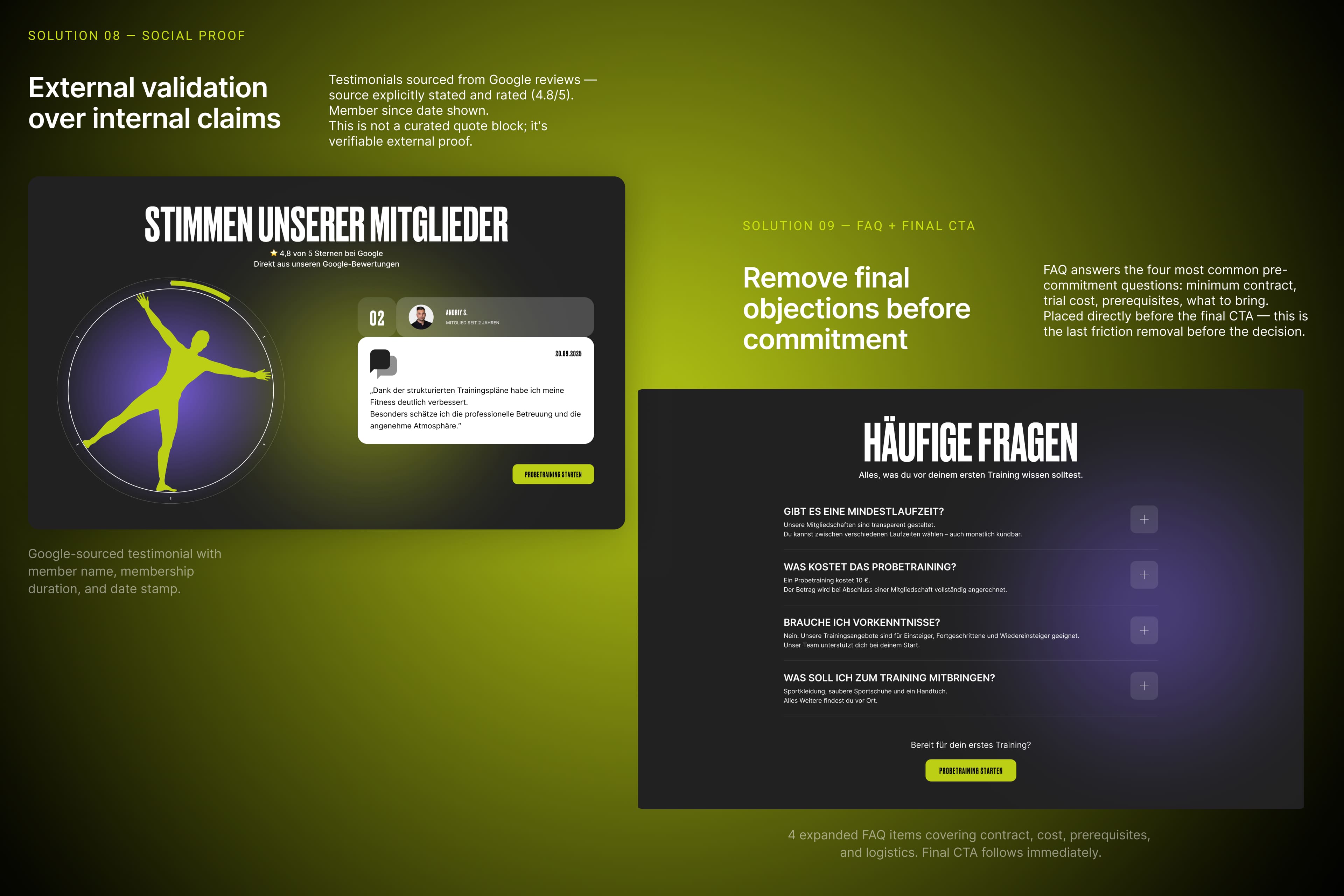 Restructuring a multi-location fitness brand around trust-driven acquisition