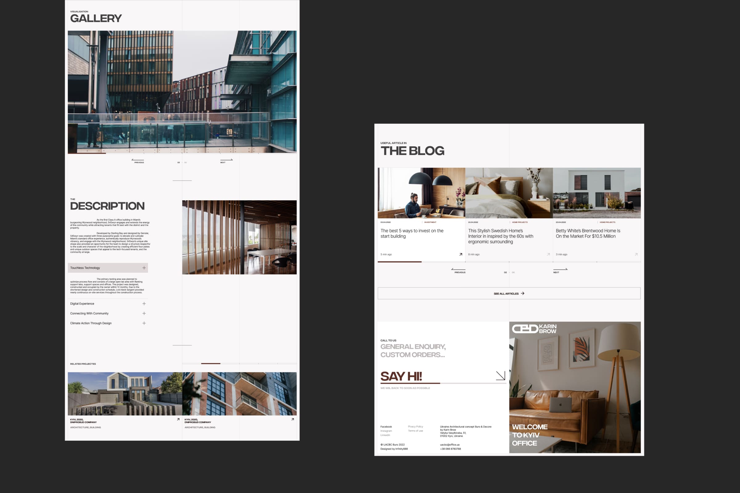 Website for Architectural Büro